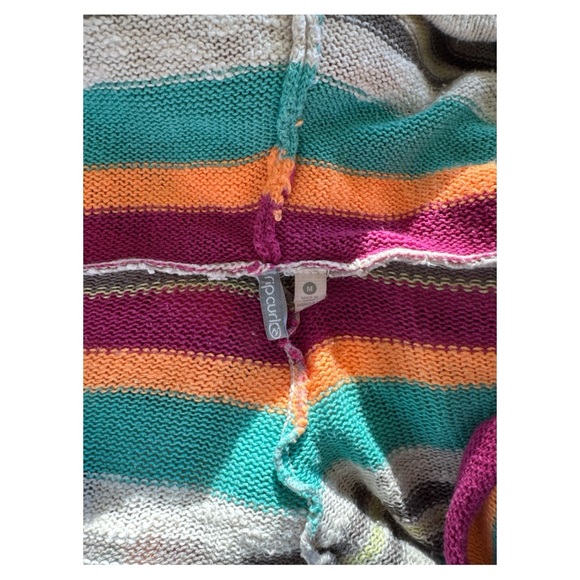 Rip Curl Striped Hooded Cardigan Sz M - Picture 3 of 3